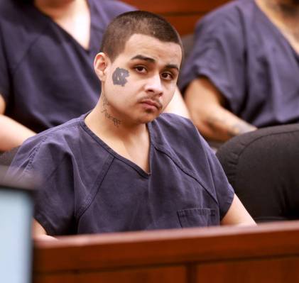 Jesus Ayala, 18, who with Jzamir Keys, 17, is accused of killing a former California police chi ...