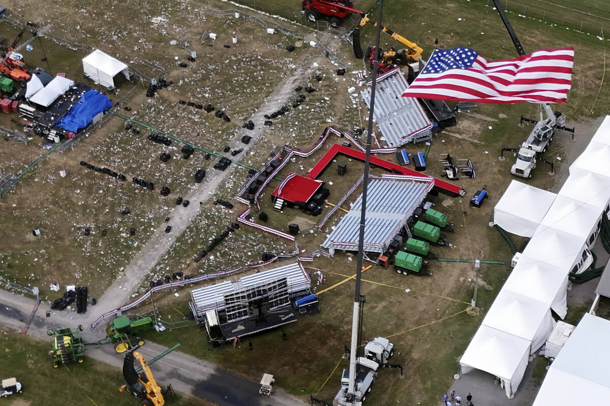 The Butler Farm Show, site of a campaign rally for Republican presidential candidate former Pre ...