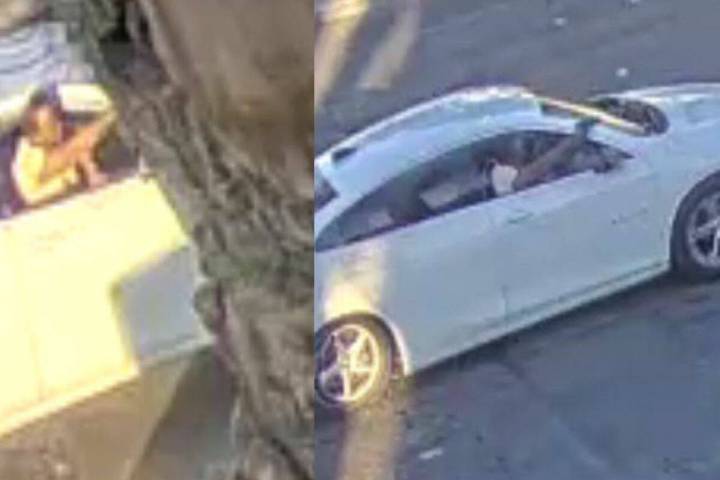 North Las Vegas police are asking for the public's help in identifying a suspect in a road rage ...