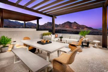 Toll Brothers offers three unique home styles in the community of Summerlin. The Cordillera fea ...