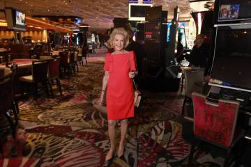 Elaine Wynn, who with her then-husband Steve Wynn developed The Mirage, takes one final stroll ...