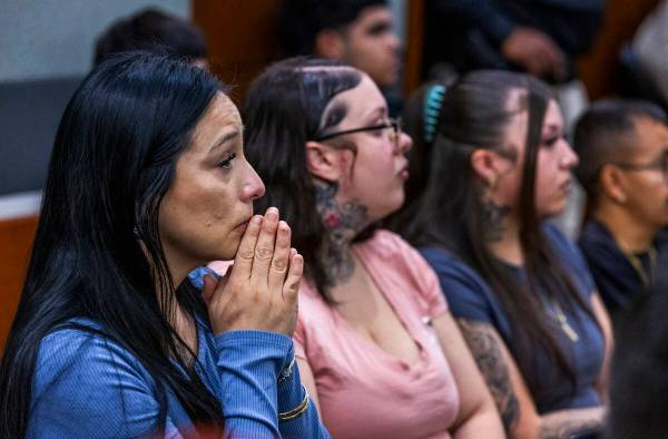 Family members are hopeful as they listen to proceedings for Jessie Rios and Adrian Rios during ...