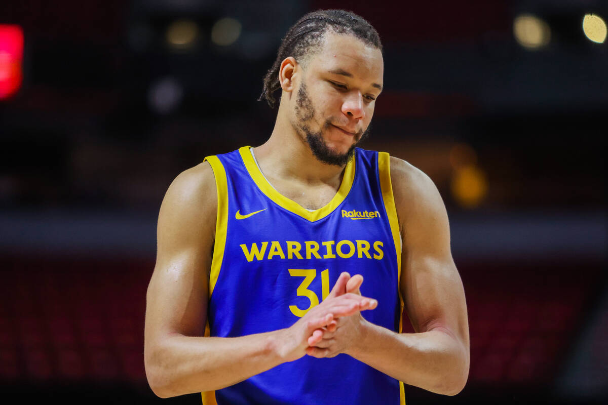 Golden State Warriors forward Kevin Knox II during an NBA Summer League basketball game between ...