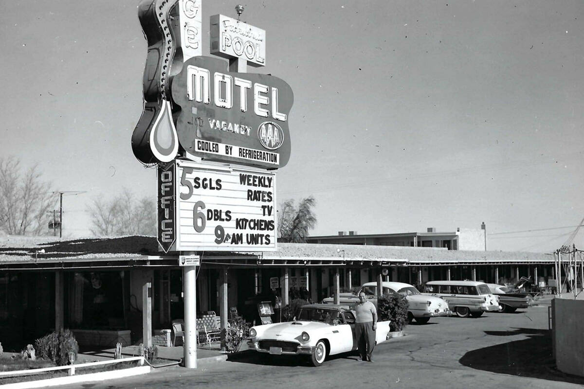 Before there was The Mirage megaresort, two Las Vegas motels used the name. (Elayne Rosoff)