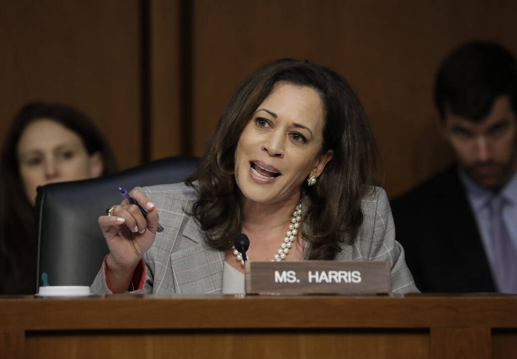 FILE - Vice President Harris could become the first Black woman to head a major party's presid ...