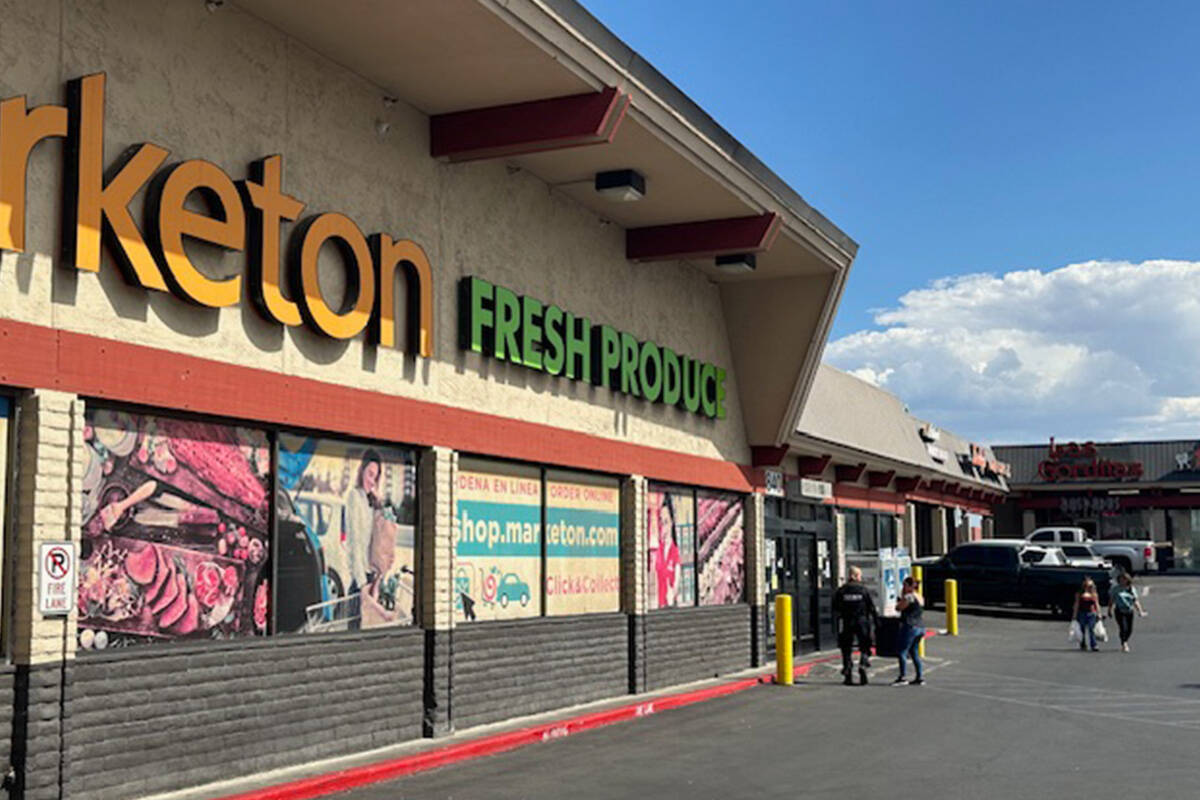 Marketon store on the corner of West Washington Avenue and North Decatur Boulevard on July 21, ...