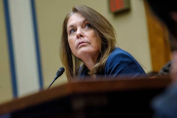 Kimberly Cheatle, Director, U.S. Secret Service, testifies during a House Committee on Oversigh ...