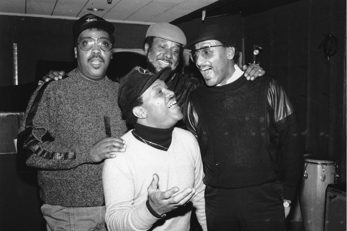 FILE - The Four Tops, clockwise from left, Lawrence Payton, Levi Stubbs, Abdul "Duke" ...