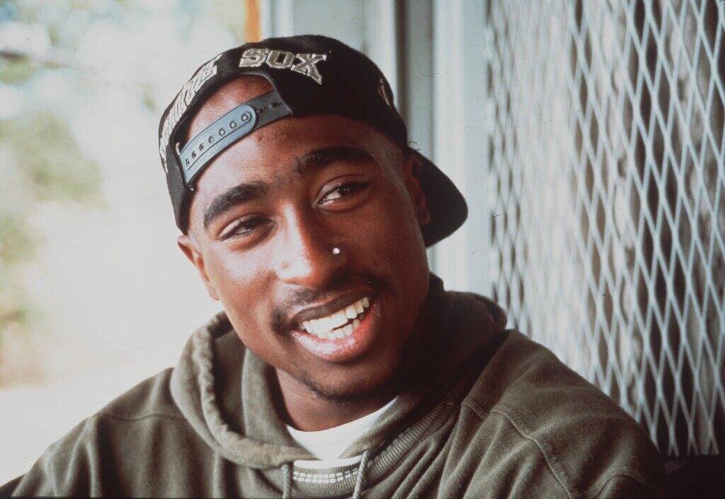 Rap musician Tupac Shakur is shown in this 1993 handout photo. (AP Photo/File)