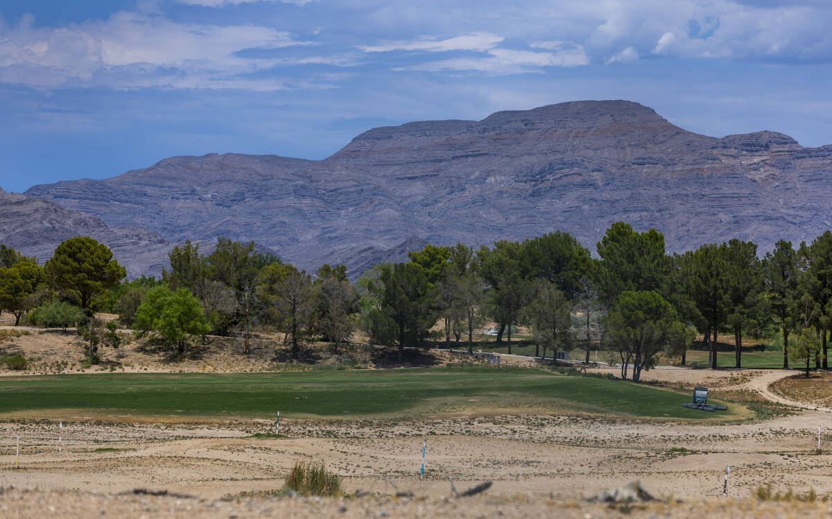 A fairway at the Primm Valley Golf Course which is currently closed and has been sold on Tuesd ...
