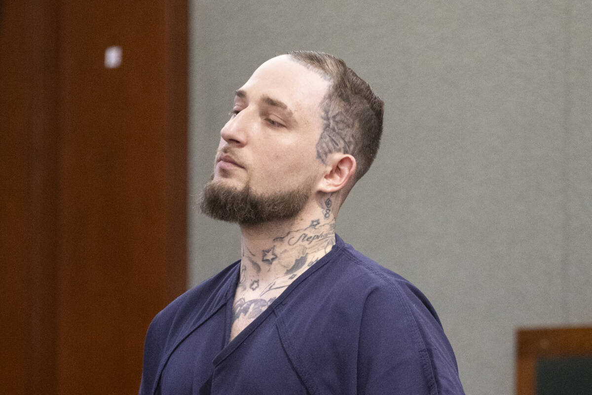 Miles Stano Jr. appears in court during a hearing at the Regional Justice Center, Thursday, Jul ...