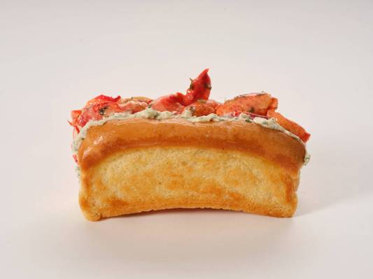 A chilled Maine lobster roll from Angie's Lobster, a small restaurant group known for its affor ...