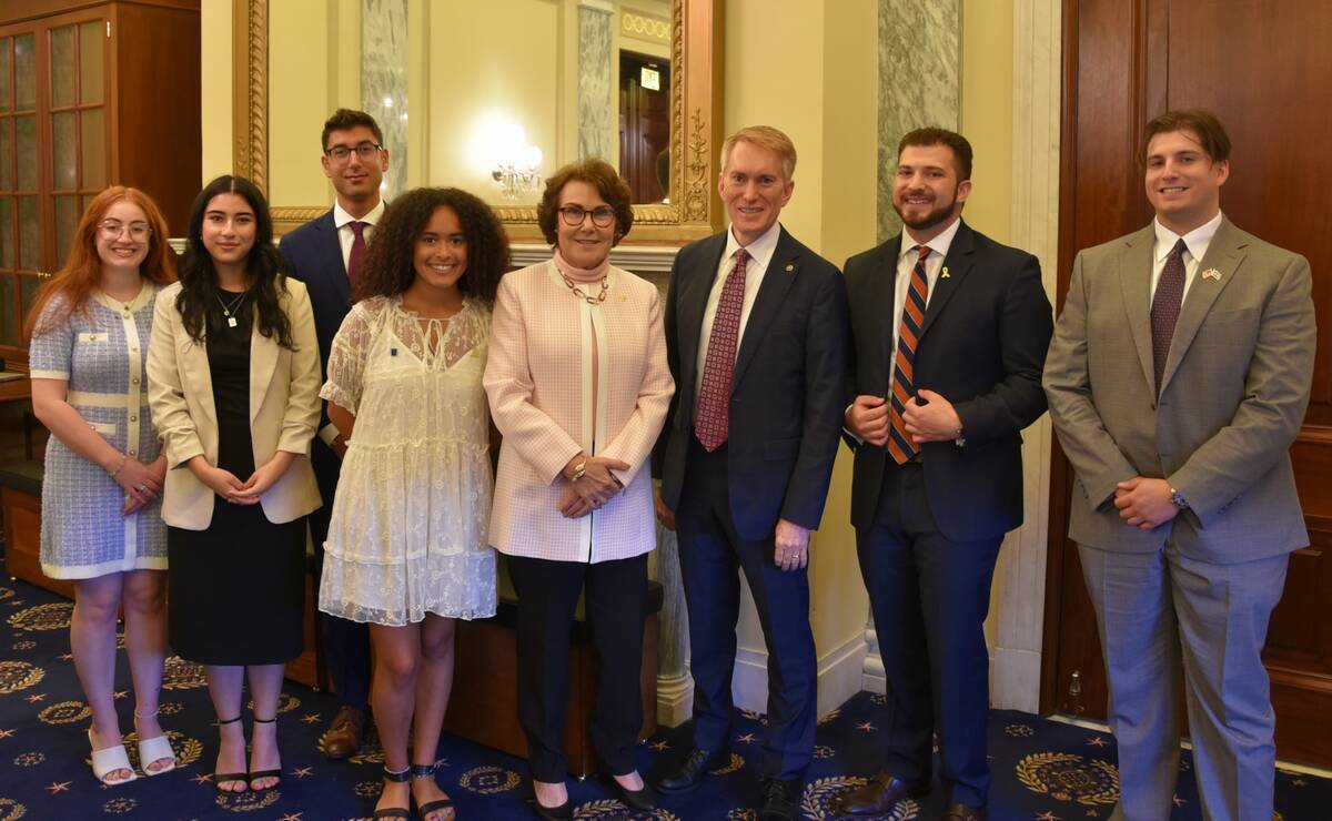 Nevada Democratic Senator Jacky Rosen co-hosted a roundtable discussion in Washington on Thursd ...