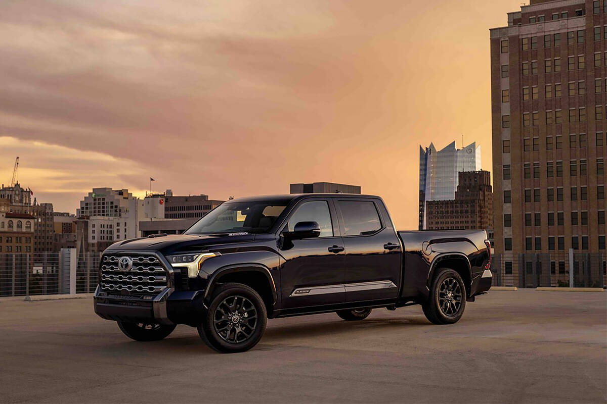 2023 Toyota Tundra Platinum. (Toyota/TNS)