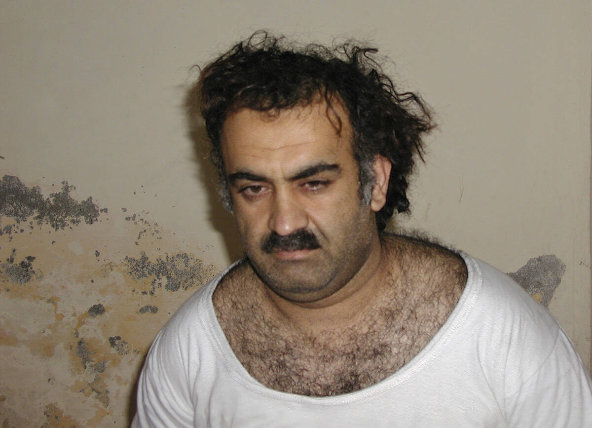 Khalid Sheikh Mohammed, the alleged Sept. 11 mastermind, is seen shortly after his capture duri ...