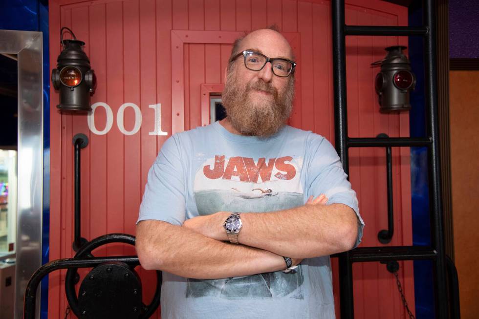 Brian Posehn poses on board the Carnival Valor during day 5 of the ShipRocked cruise on Thursda ...