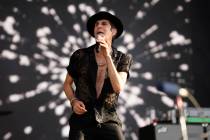 Perry Farrell of Porno For Pyros performs on day four of the Lollapalooza Music Festival on Sun ...