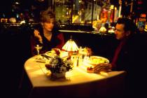 Ginger (Sharon Stone) and Sam "Ace" Rothstein (Robert De Niro) have dinner at the Pla ...