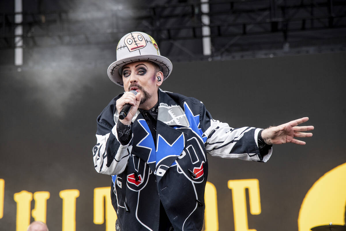 Boy George of Boy George and Culture Club performs on the second weekend of the Austin City Lim ...