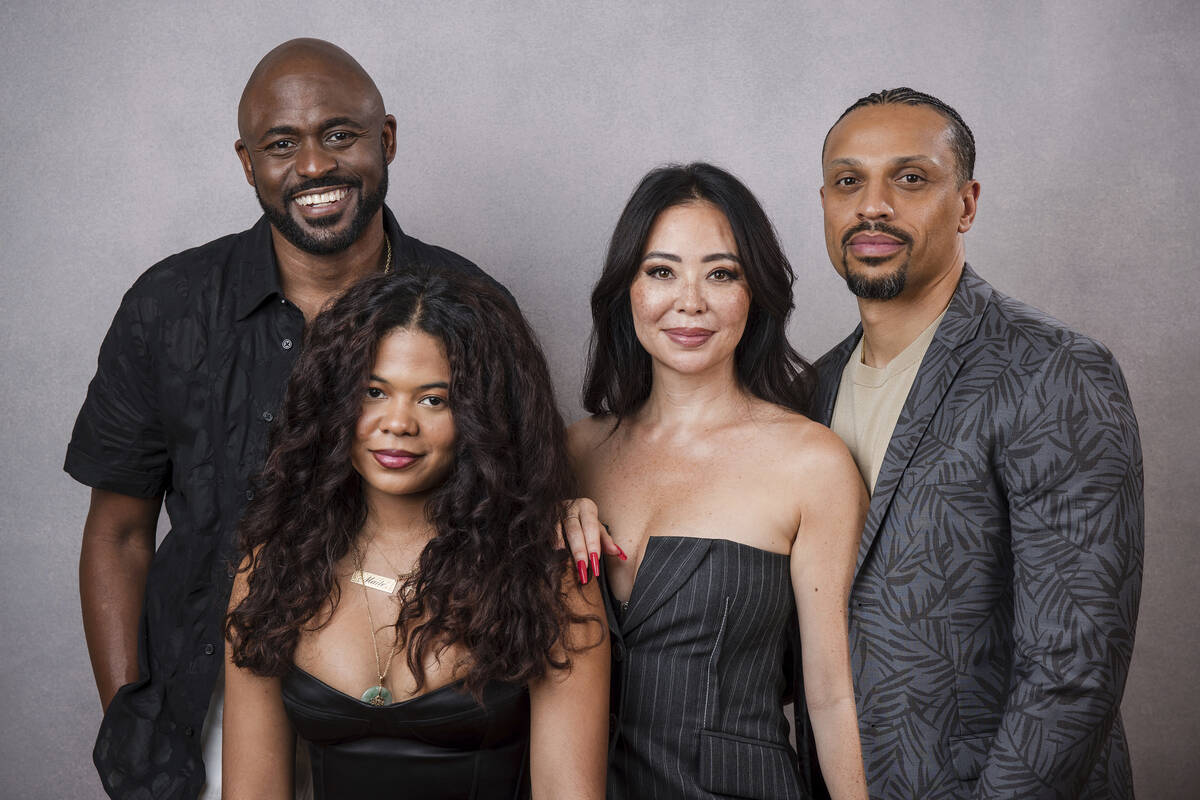 From left, Wayne Brady stars with Maile Brady, Mandie Taketa and Jason Fordham in the reality s ...