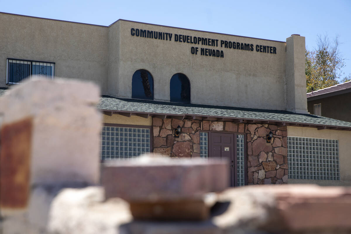 The Community Development Programs Center of Nevada office building, Friday, Aug. 16, 2024, in ...