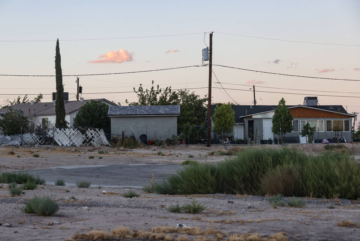 The Windsor Park neighborhood in North Las Vegas, Monday, Aug. 19, 2024. A developer landed a g ...