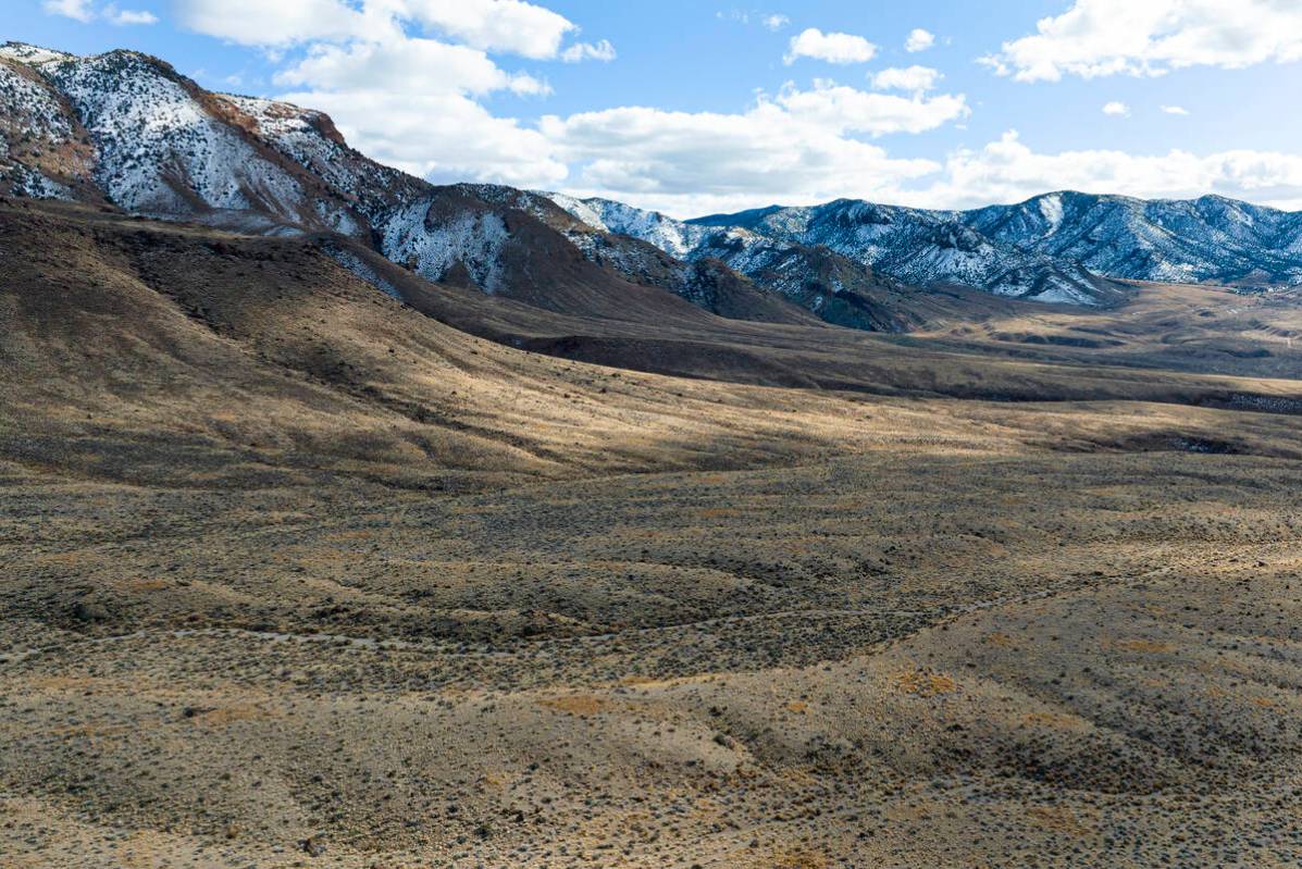 The Rhyolite Ridge lithium-boron mine project site is seen, on Thursday, Feb. 22, 2024, in Esme ...