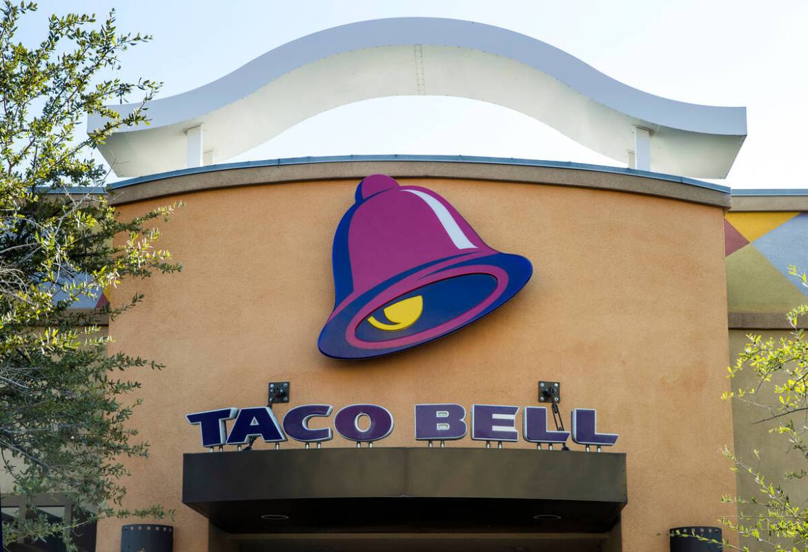 A Taco Bell location is seen in Las Vegas. (L.E. Baskow/Las Vegas Review-Journal) @Left_Eye_Images