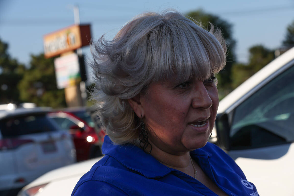 Luby Grunden, a spokesperson for the family of Alexander Maceo-Sanabria, speaks during a news c ...