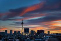 Are dark skies on the horizon for Las Vegas and the U.S. economy? (Benjamin Hager/Las Vegas Rev ...