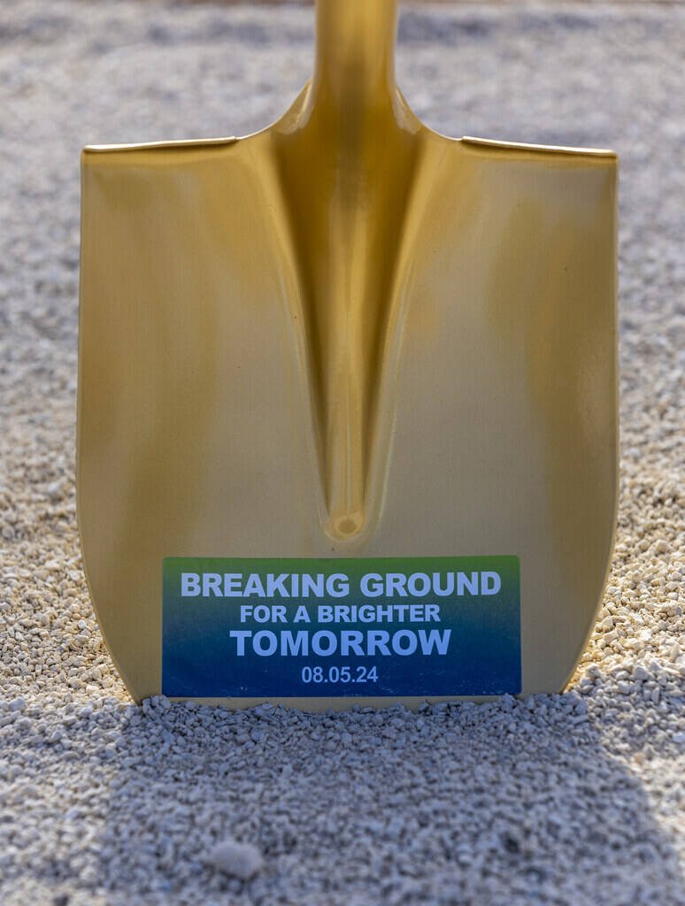 A golden shovel in the sand as Henderson dignitaries will break ground on the Reimagine Boulder ...