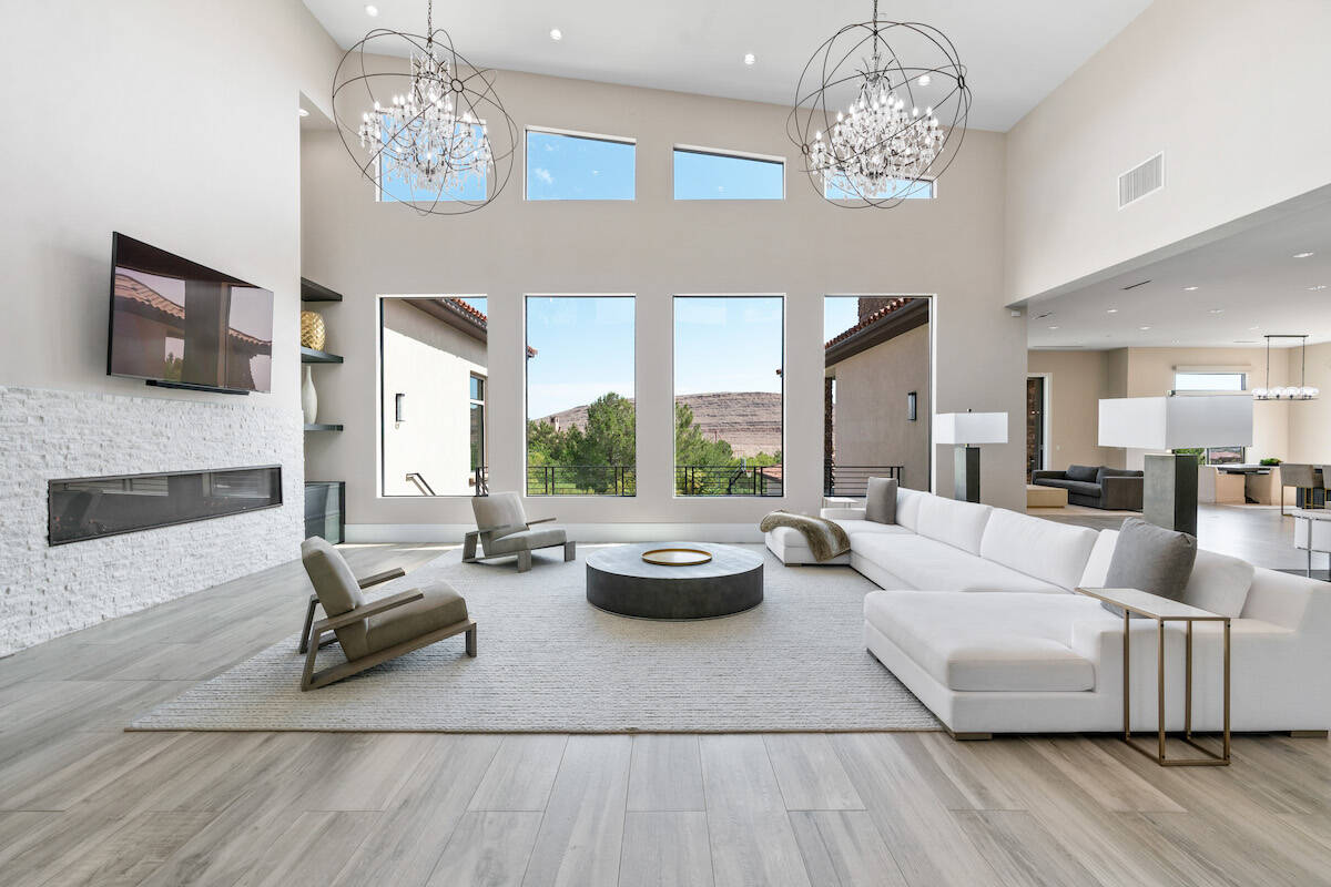 The Las Vegas home of former Raiders quarterback Derek Carr is seen in this listing photo. (Cou ...