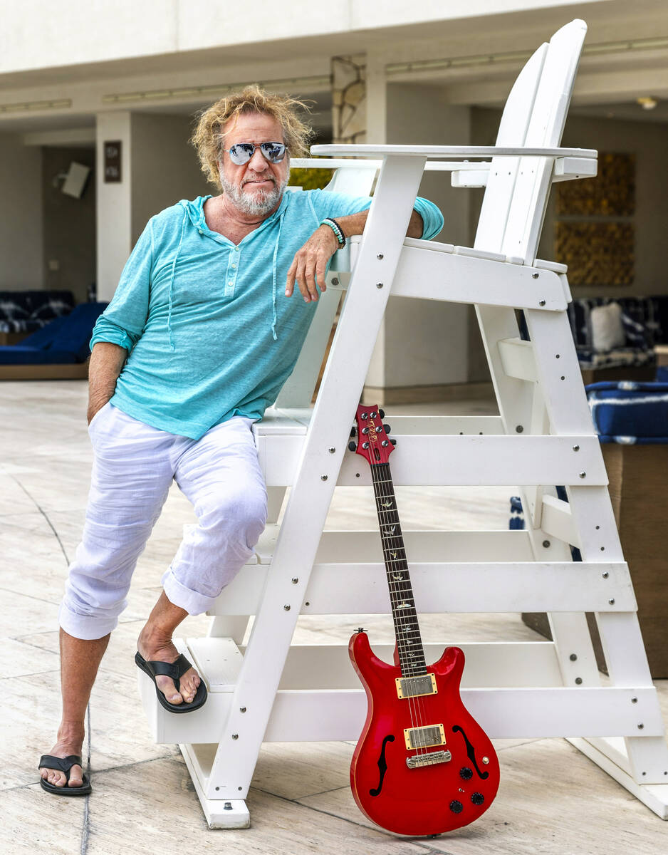 Rock star Sammy Hagar is opening "Sammy's Island" at the Palms pool this summer on We ...