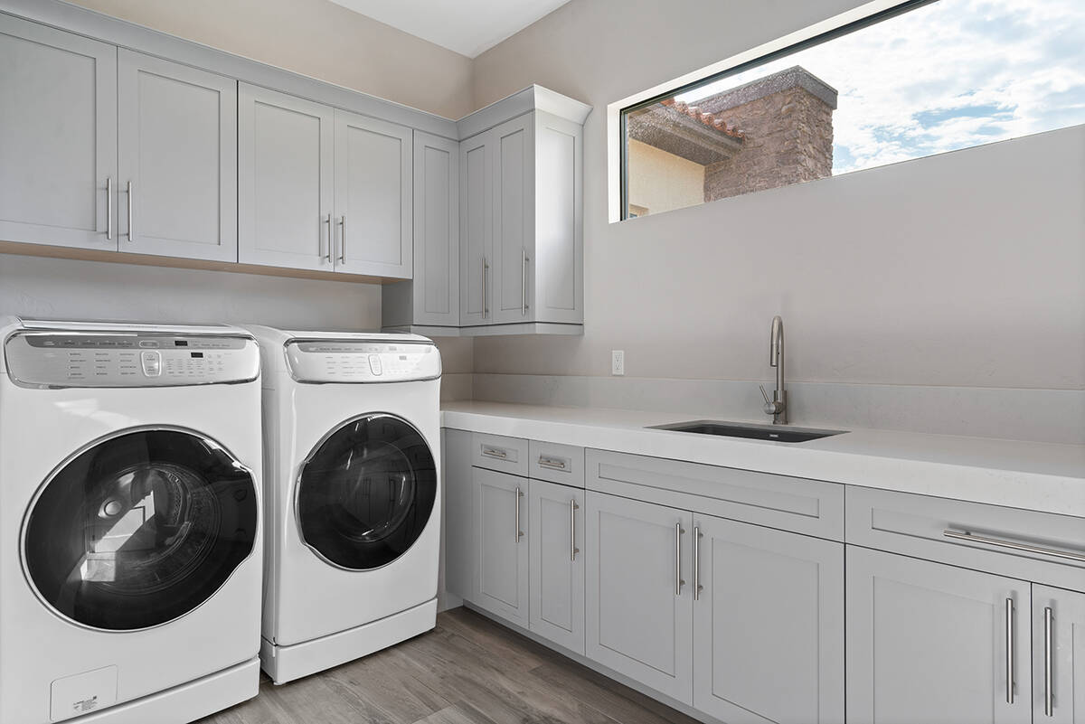 The Olympia Canyon Way estate's laundry. (Edgar Lara, DronePixel)