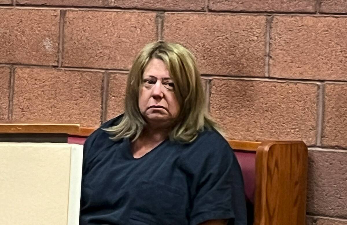 Christina Sorensen appears in North Las Vegas Justice Court Wednesday, August 7, 2024, on DUI c ...