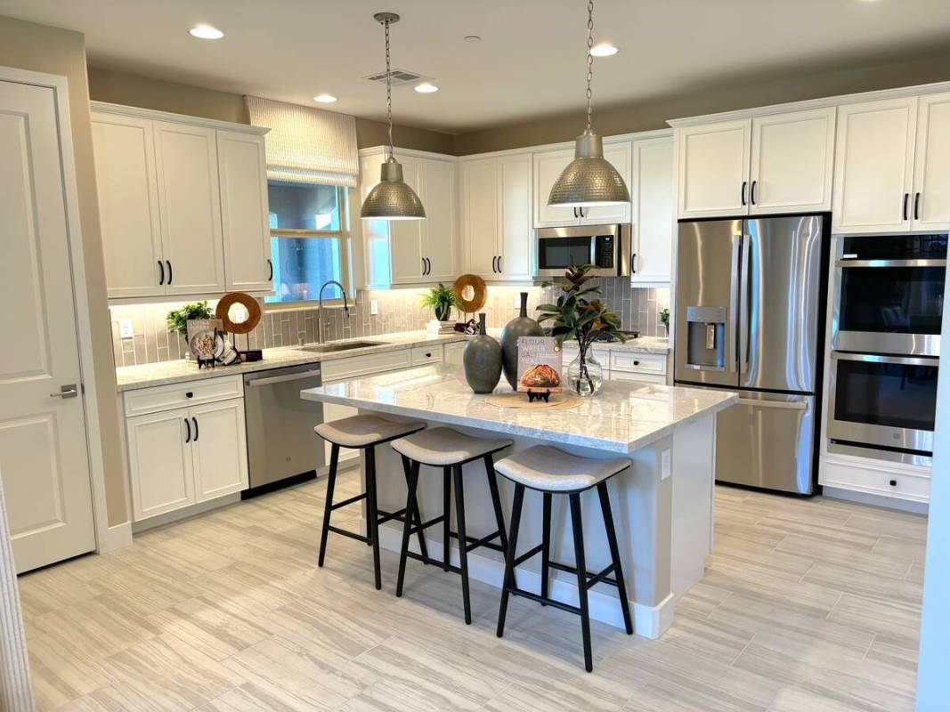 In Summerlin, Richmond American Homes offers Osprey Ridge in the district of Kestrel, the popul ...