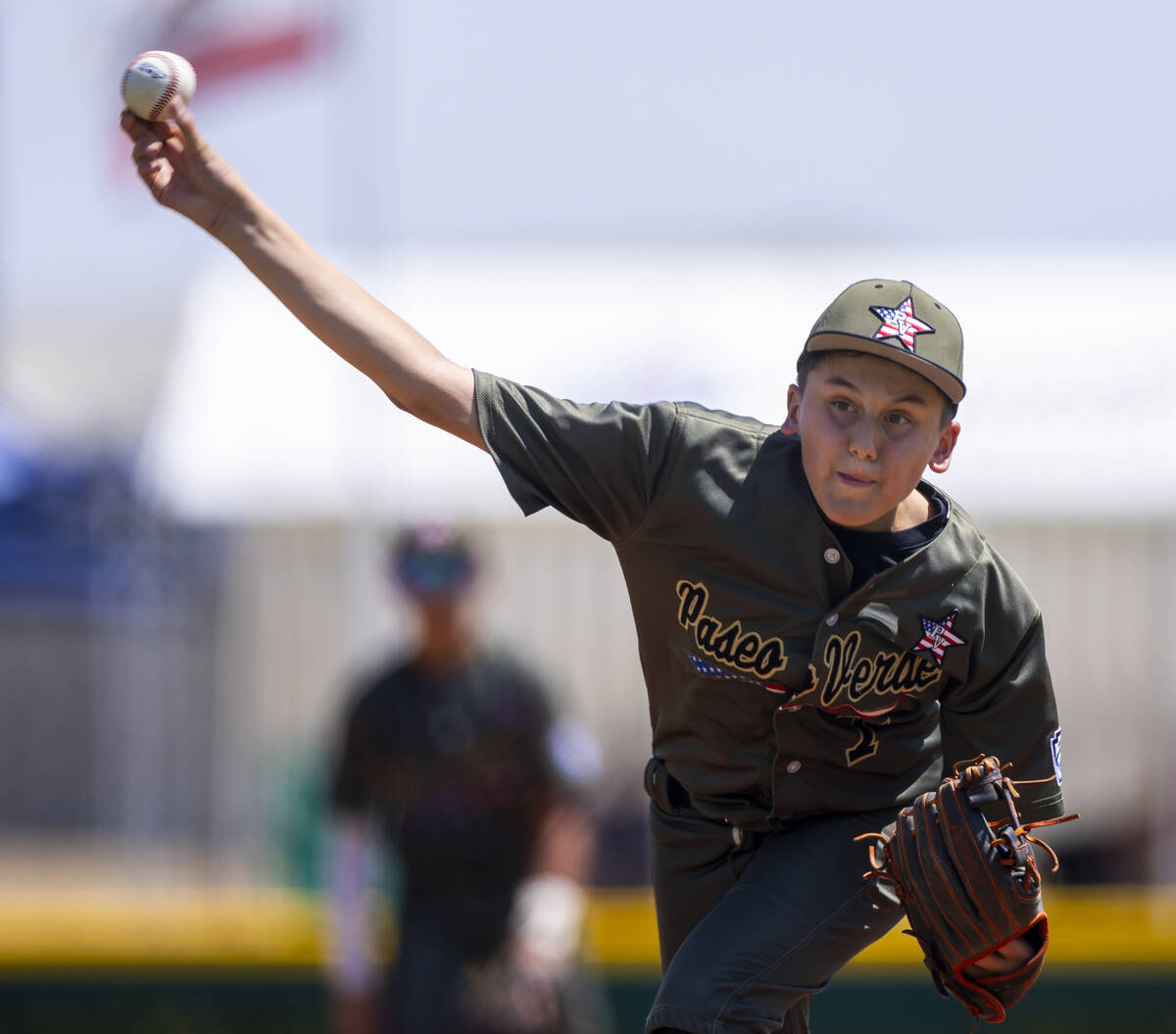 Nevada pitcher Wyatt Erickson (7) releases a pitch against Utah during the first inning of the ...