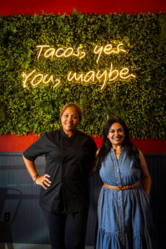 Nichole Drummond, chef and general manager at International Taco Co., poses for a portrait with ...