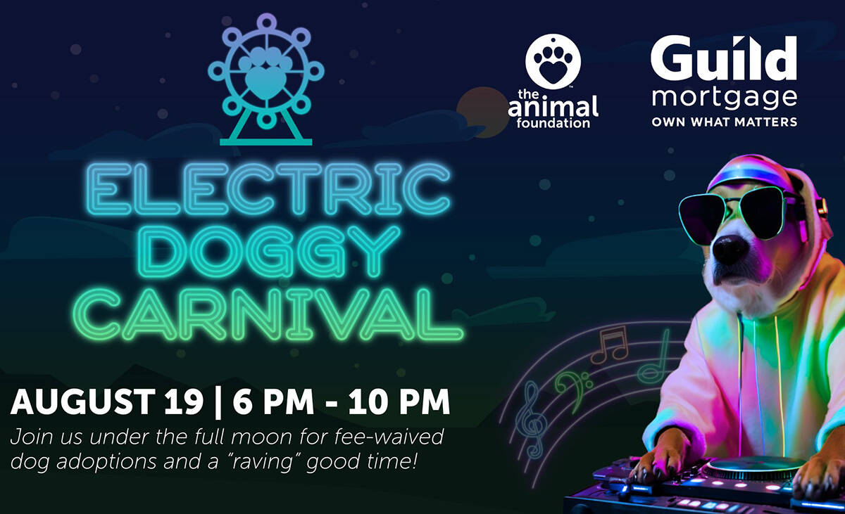 A promotional ad for the Electric Doggy Carnival at The Animal Foundation. (The Animal Foundation)