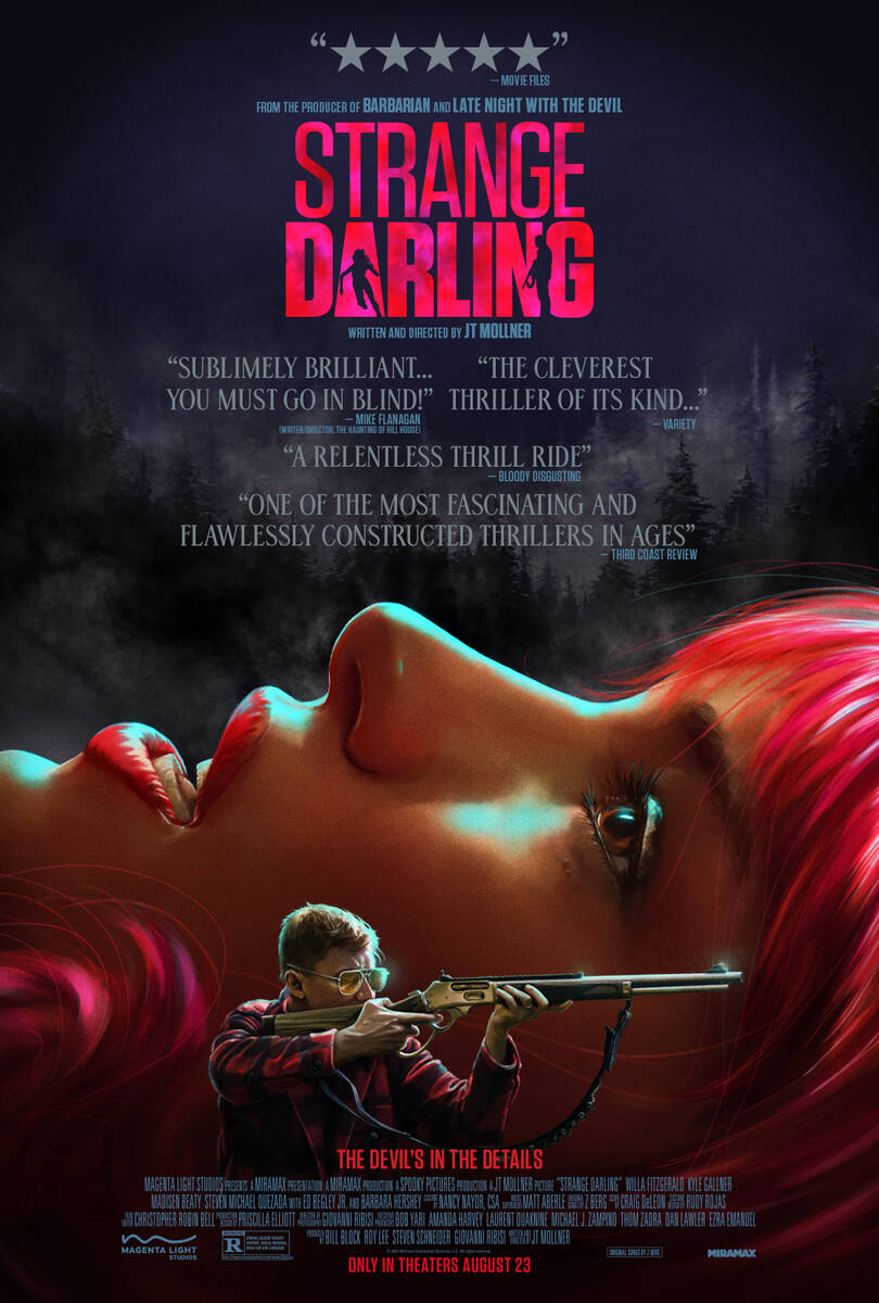 The poster for JT Mollner's "Strange Darling." (Magenta Light Studios)