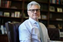 FILE - Judge Juan M. Merchan poses in his chambers in New York, March 14, 2024. (AP Photo/Seth ...