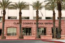 A new survey sent out Wednesday, Aug. 14, 2024, by the Clark County School District offers the ...