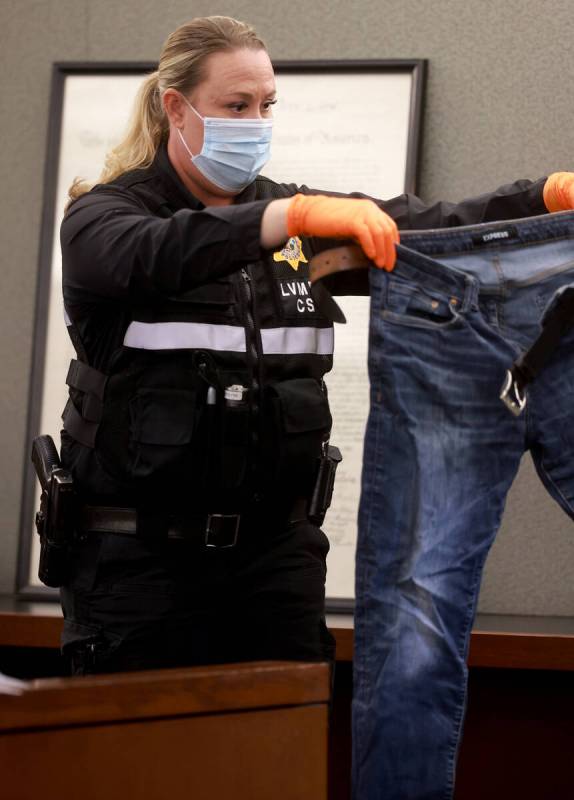 Jennifer Manning, a senior crime scene analyst with the Metropolitan Police Department, shows j ...