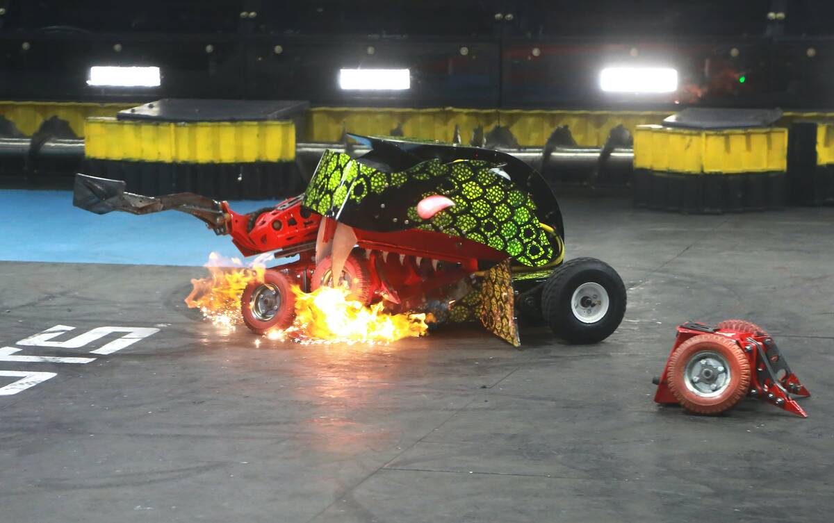 Bots fight to the death, or at least to a clear conclusion, at "BattleBots: Destruct-A-Thon," s ...