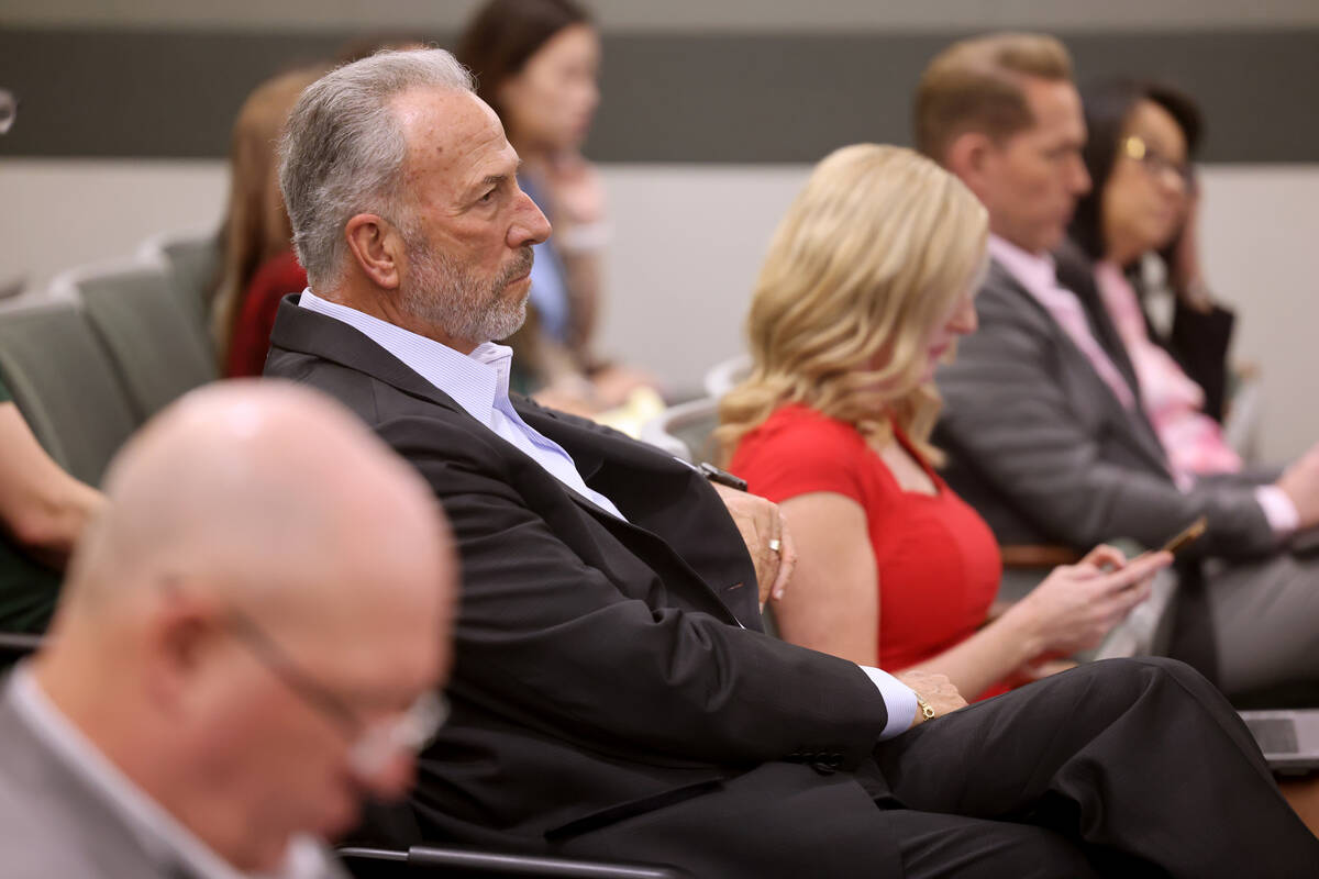 Clark County District Attorney Steve Wolfson attends the murder trial for Robert Telles at the ...