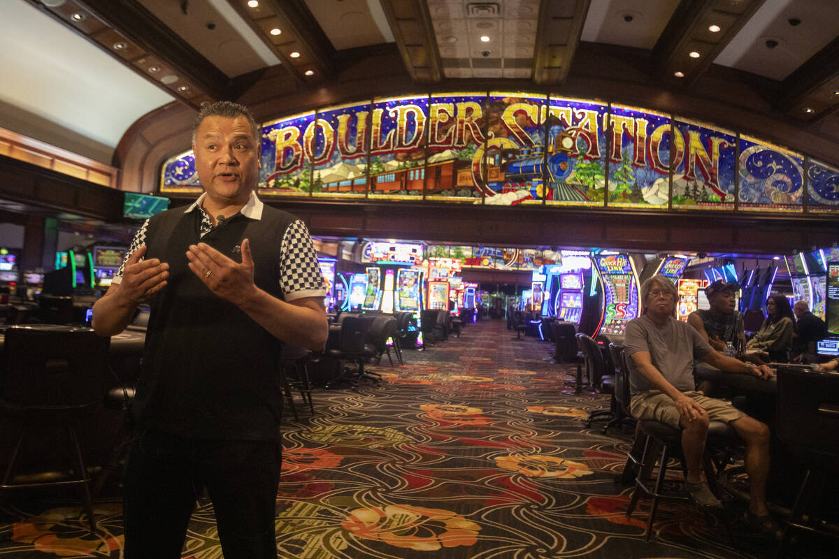 Day-one team member and Valet Supervisor Christopher Sanglay is interviewed during Boulder Stat ...