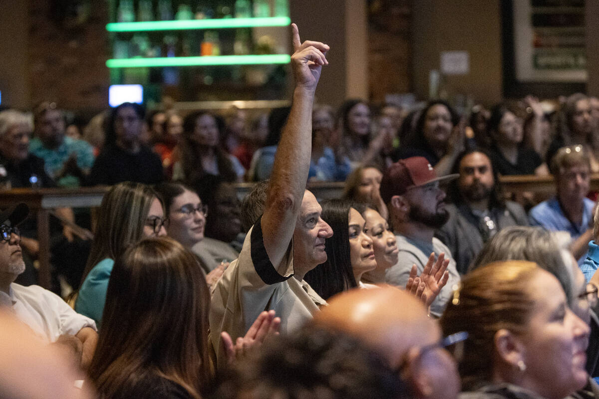 Boulder Station day-one team members are recognized during the casino’s month-long 30th ...