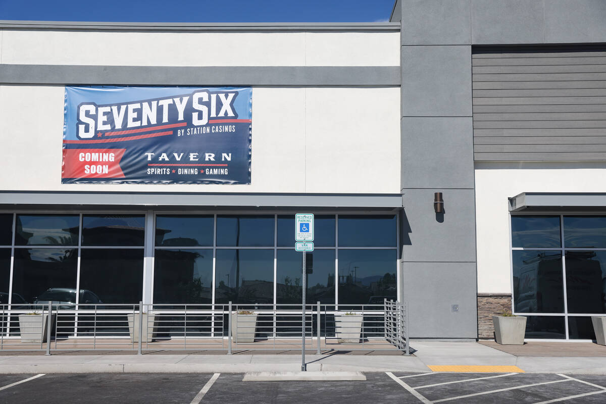 Seventy Six Tavern in North Las Vegas, Wednesday, Aug. 21, 2024. (Rachel Aston/Las Vegas Review ...