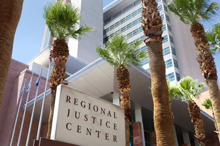 The Regional Justice Center at 200 Lewis Ave. on Aug. 16, 2016, in Las Vegas. (Bizuayehu Tesfay ...