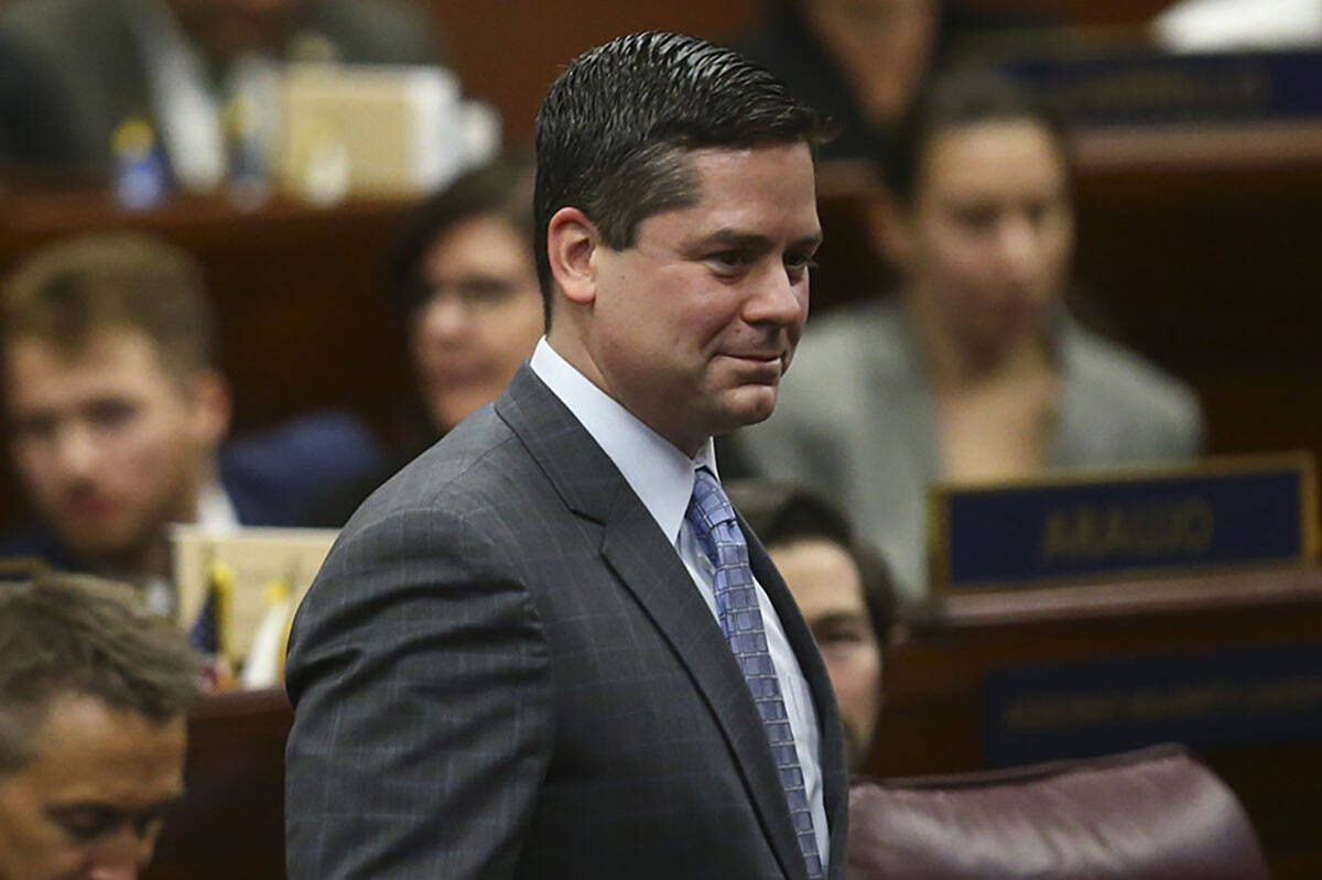 Assemblyman Steve Yeager, D-Las Vegas. (Chase Stevens/Las Vegas Review-Journal) @csstevensphoto